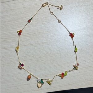 Kate Spade "Fruit Salad" Charm Necklace
